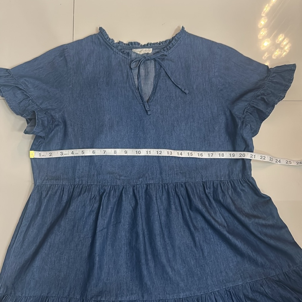 Women’s Denim Dress- Size Large - Picture 2 of 4